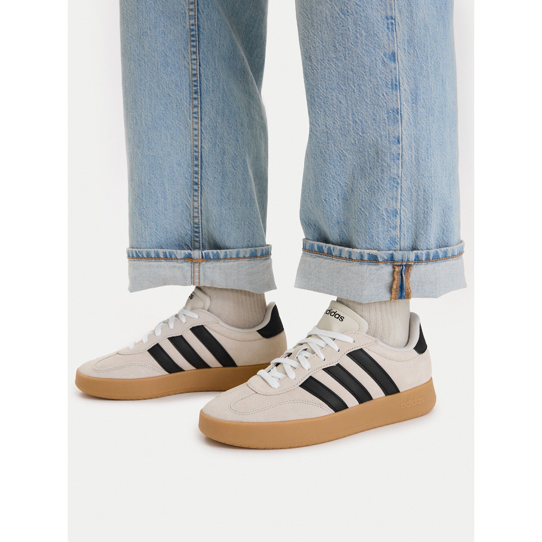 adidas Сникърси Barreda KI4216 Бежов