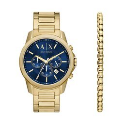 Armani Exchange Часовник Banks AX7151SET
