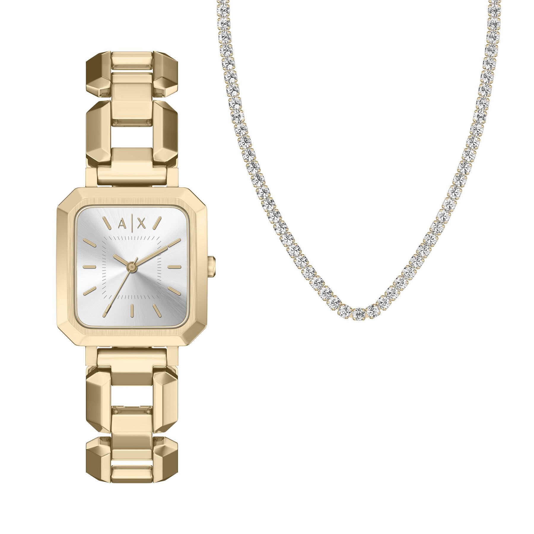 Armani Exchange Комплект часовник и колие Leila AX7186SET