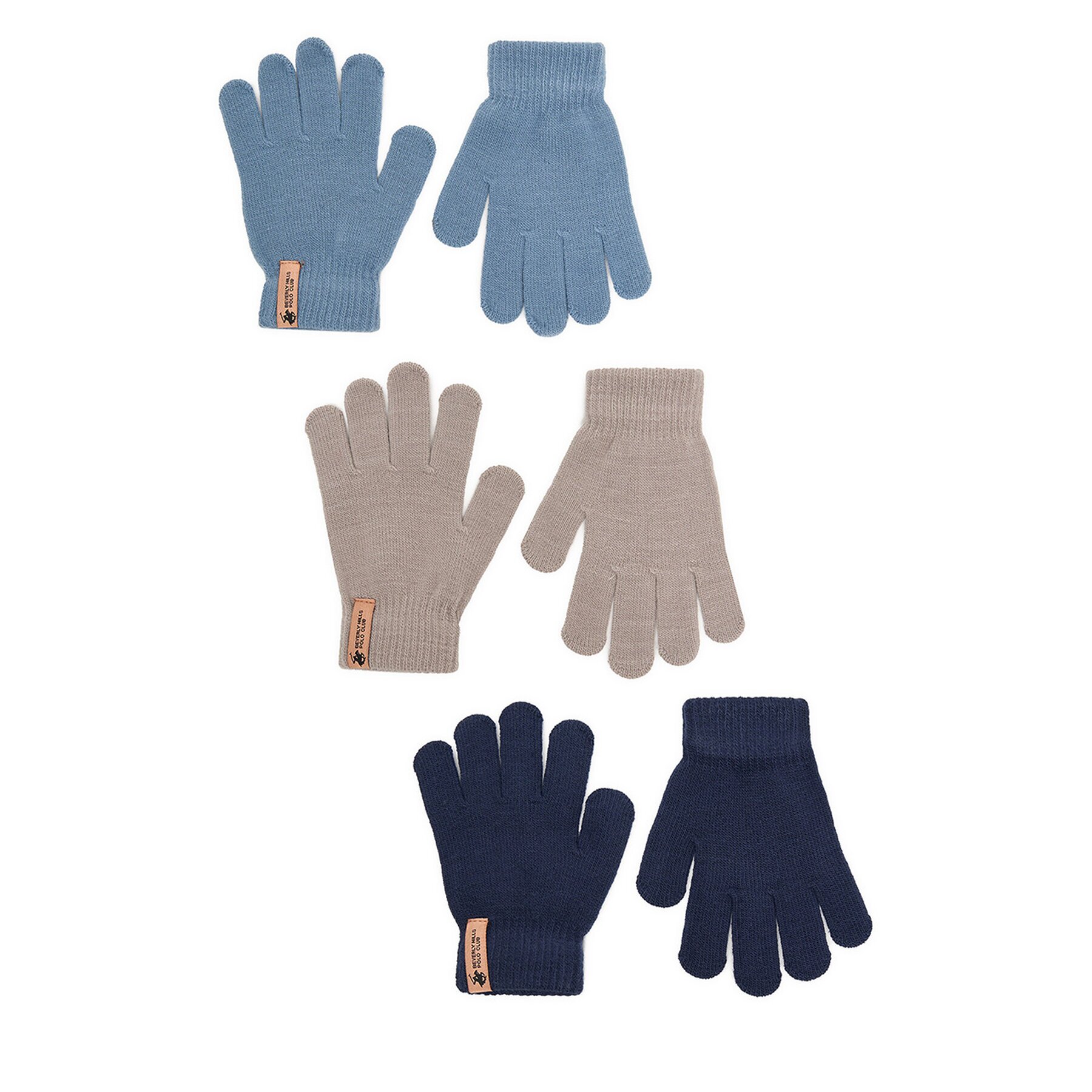 Beverly Hills Polo Club Комплект ръкавици CEO-ACCCS-BHPC-03(3-PACK)