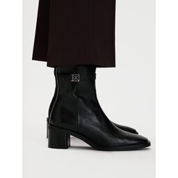 Calvin Klein Боти Block Heel Ank Boot Lth Hdw HW0HW03171