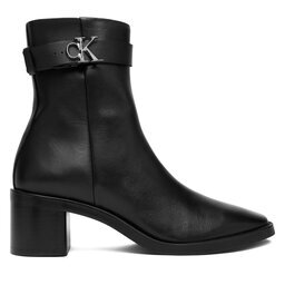 Calvin Klein Боти Block Heel Boot W/ Metal Logo HW0HW02591