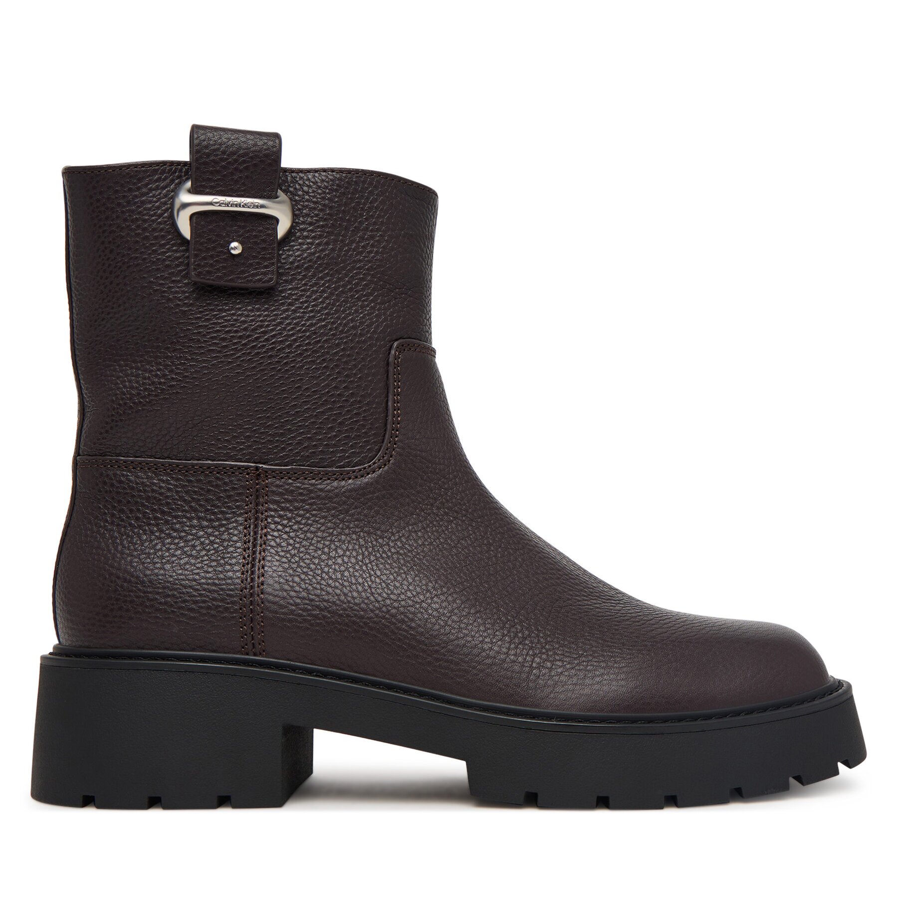 Calvin Klein Боти Chunky Ankle Boot Lth Hdw HW0HW03202