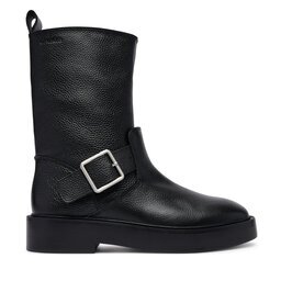 Calvin Klein Боти Conc Welt Mid Biker Boot Lth HW0HW03212