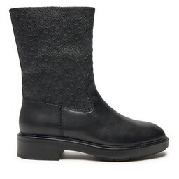 Calvin Klein Боти Flat Ankle Boot Mono Mix HW0HW02195