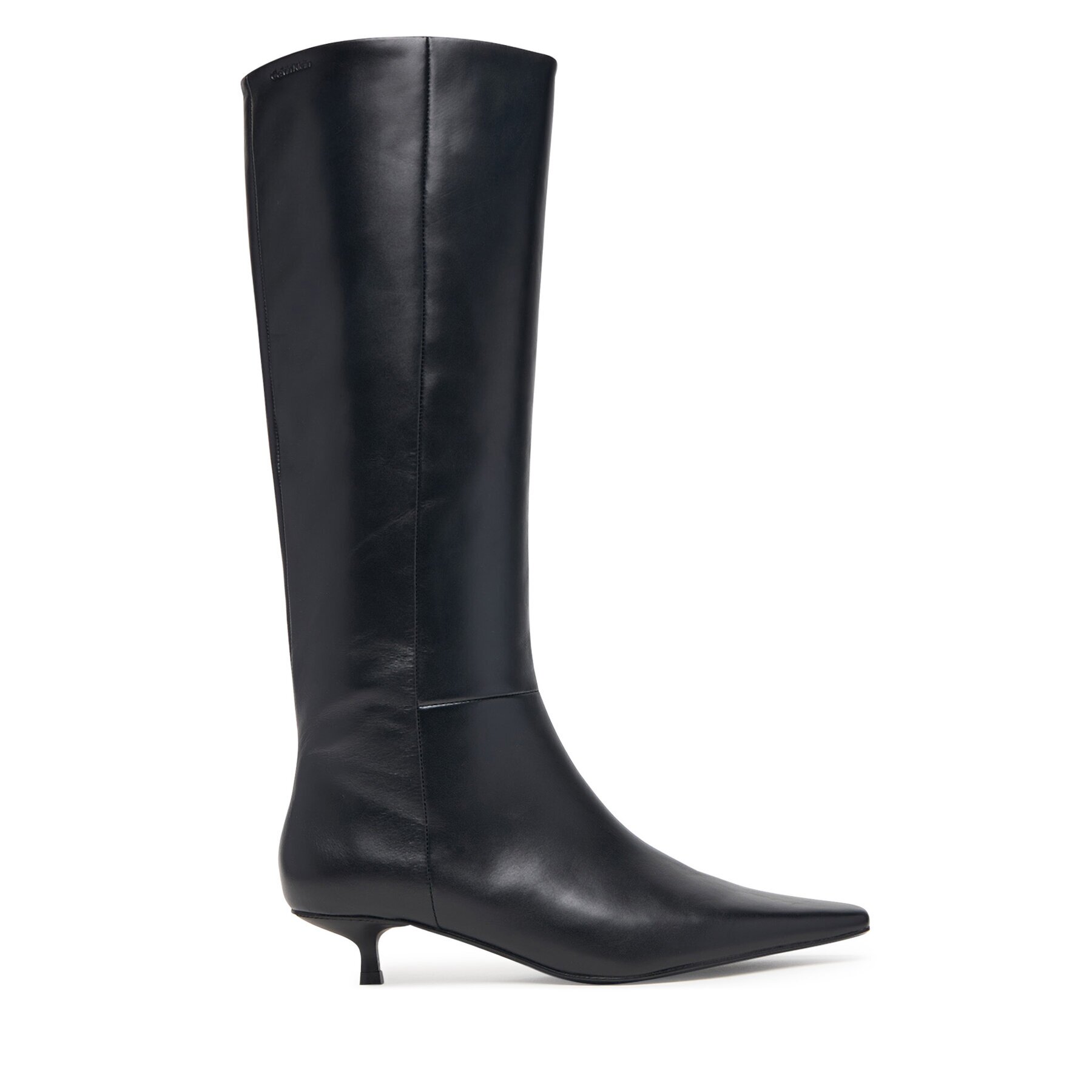 Calvin Klein Ботуши Kitten Heel High Boot Lth HW0HW03167