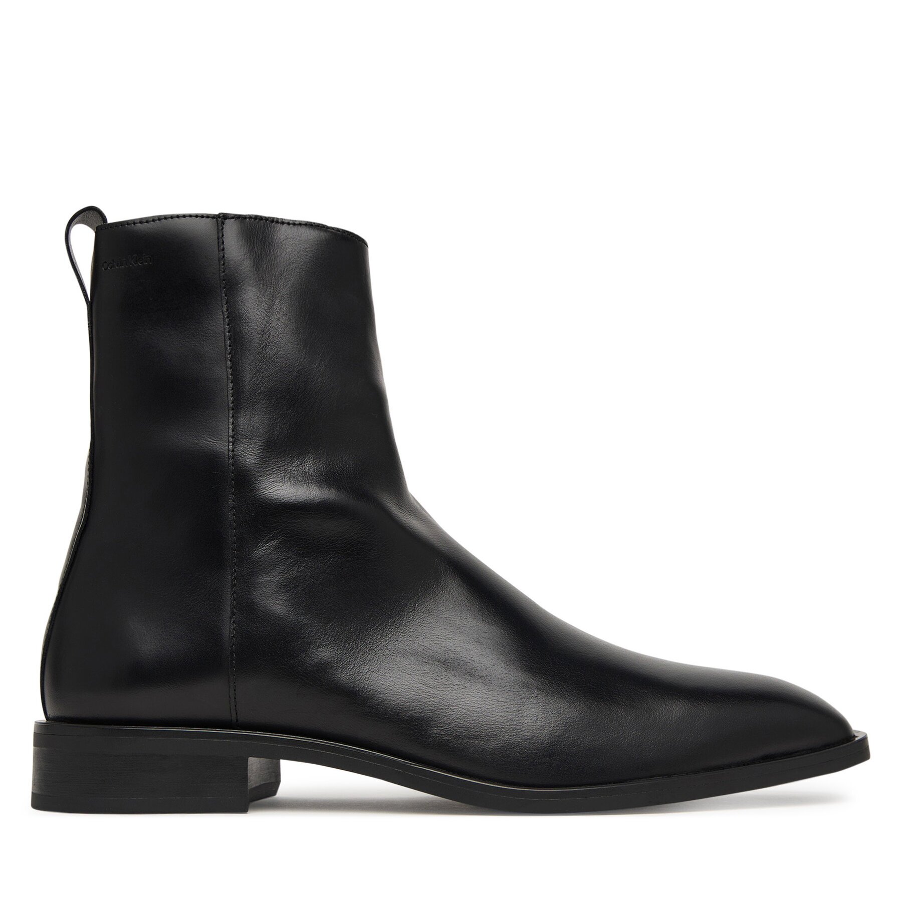 Calvin Klein Ботуши Slim Clean Zip Boot Lth HM0HM02007