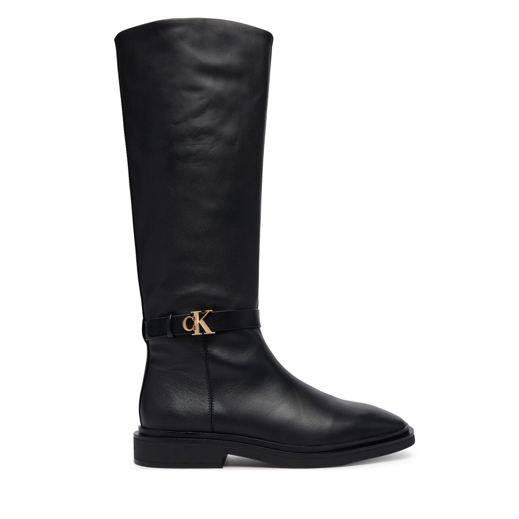 Calvin Klein Ботуши Square High Boot Lth Mg Hdw HW0HW03187