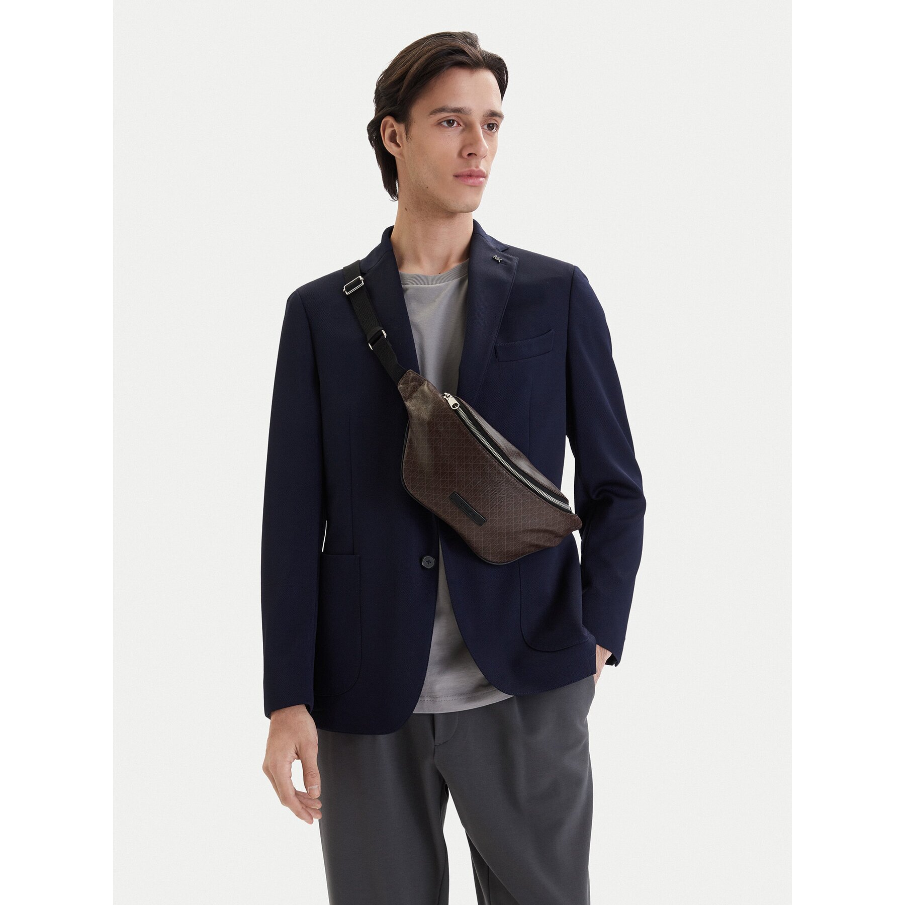 Calvin Klein Чанта за кръст﻿ Emblem Aop Coated Waistbag LV04D3135G