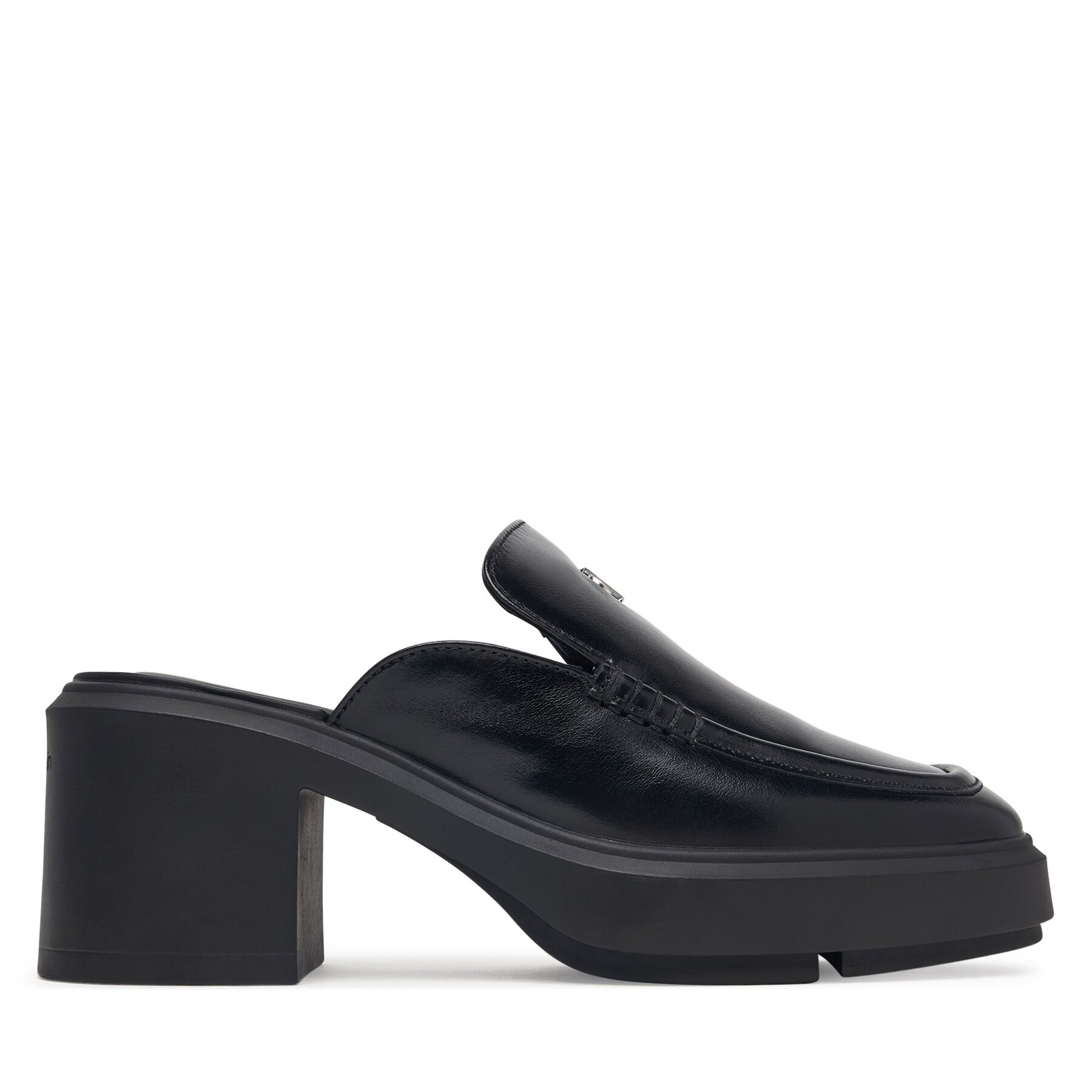 Calvin Klein Чехли Block Heel Mule Lth Hdw HW0HW03175