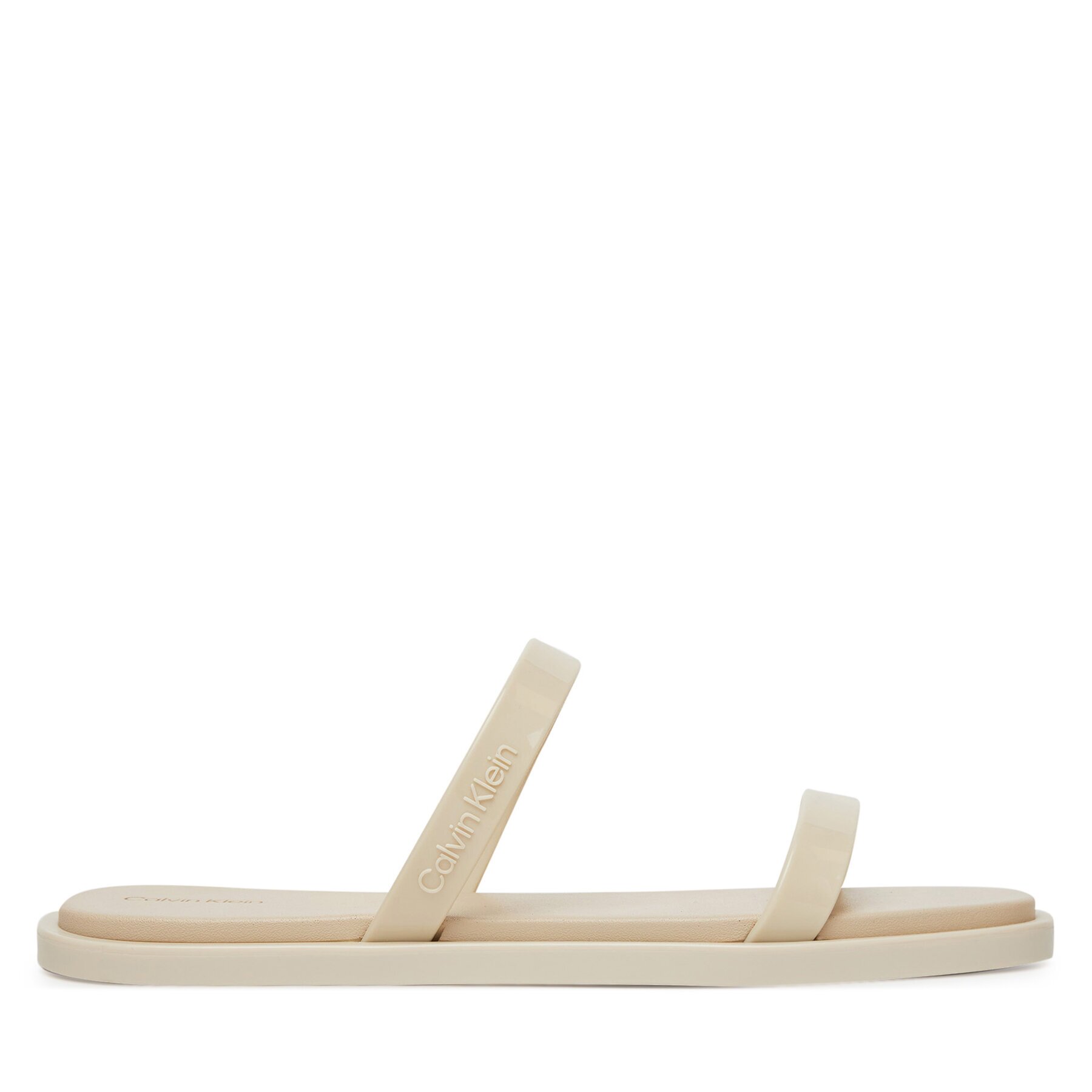 Calvin Klein Чехли Double Bar Slide - Jelly HW0HW02417