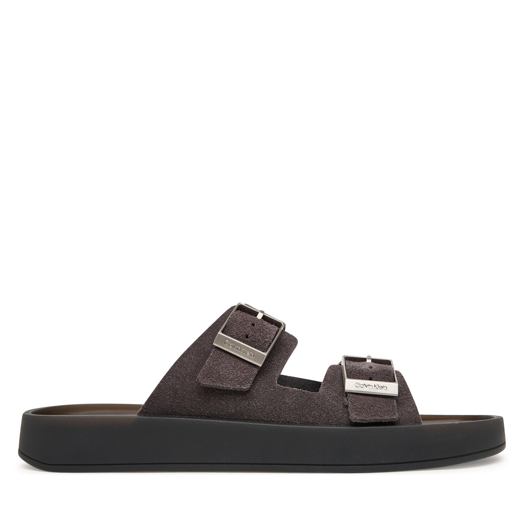 Calvin Klein Чехли Ergon Double Bar Sandal Su HM0HM02094