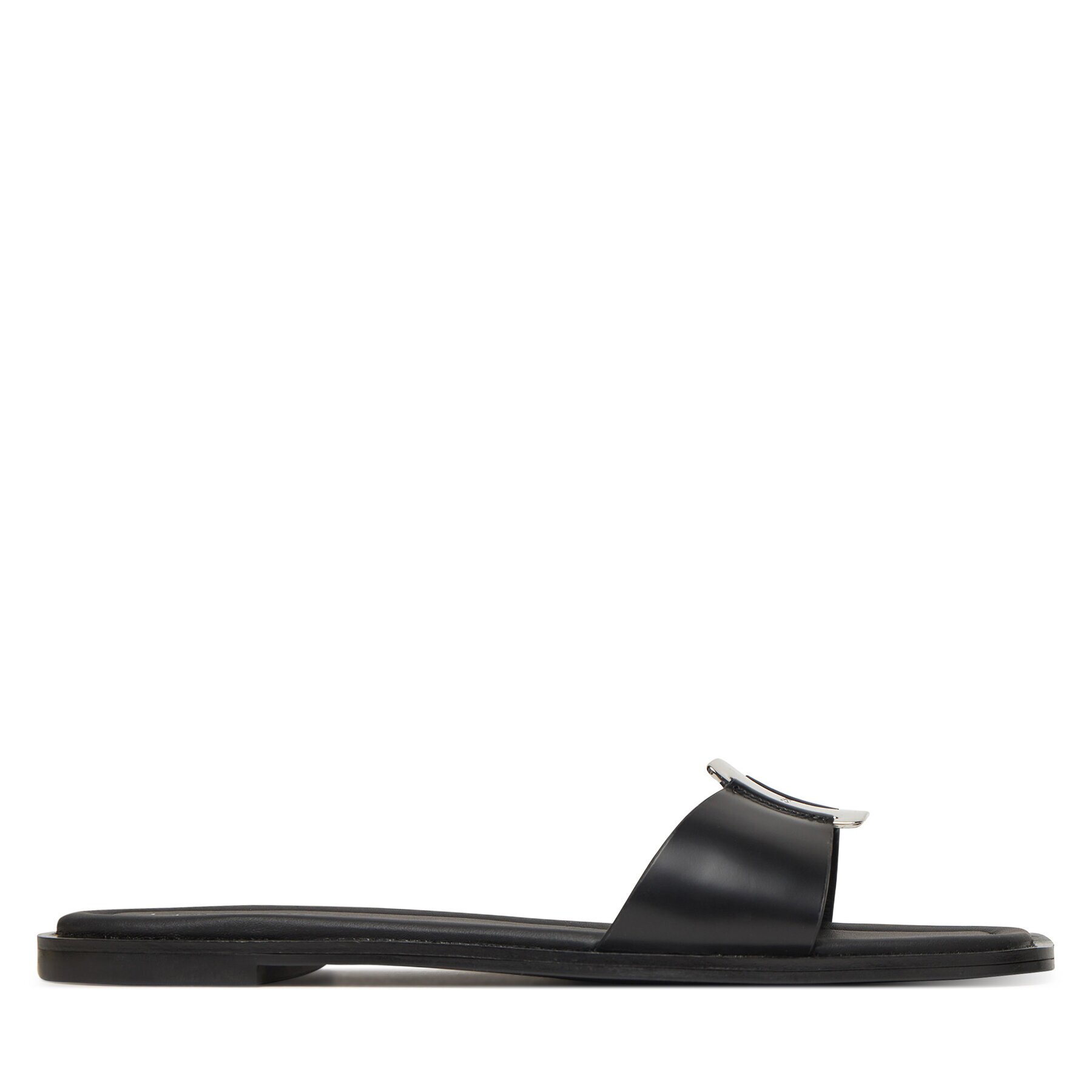 Calvin Klein Чехли Flat Slide W/Ck Hw Big - Lth HW0HW02482