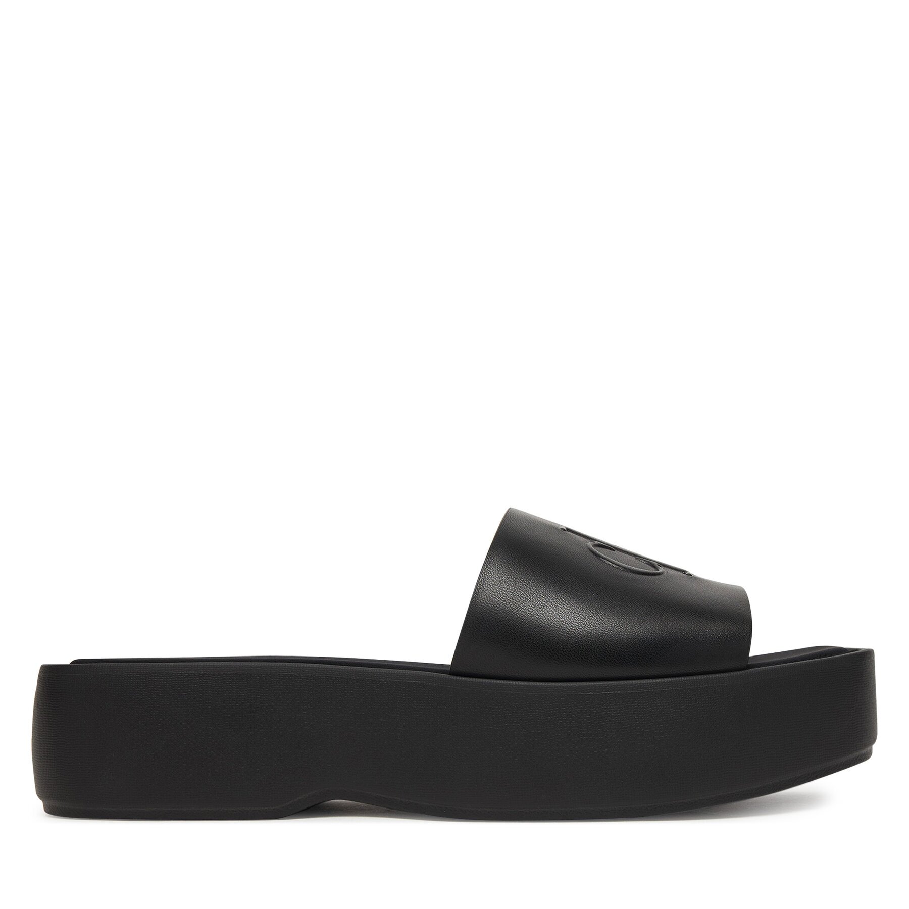 Calvin Klein Чехли Flatf Sndl Lth Mg HW0HW03026