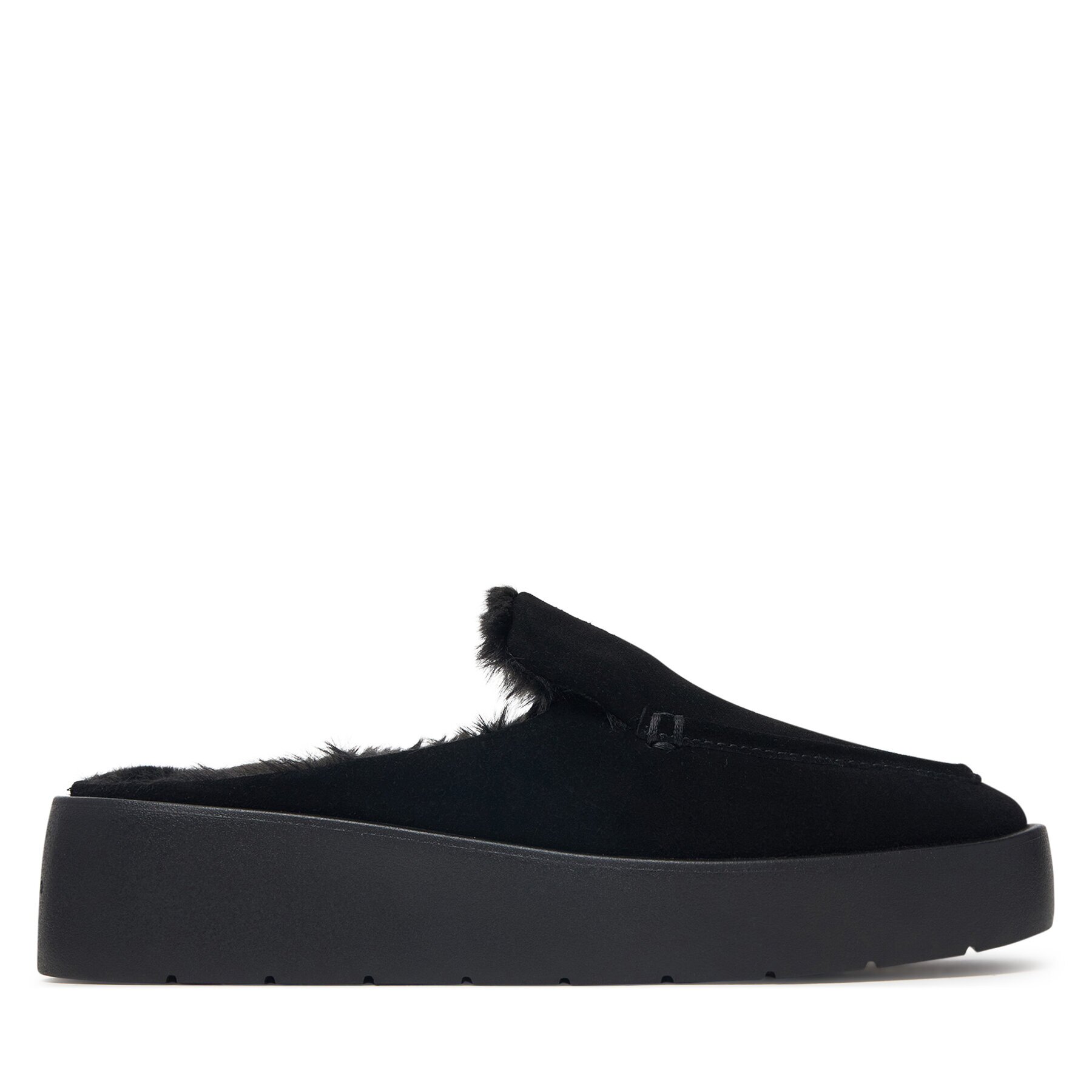 Calvin Klein Чехли Flatform Mule Suede WL HW0HW03182