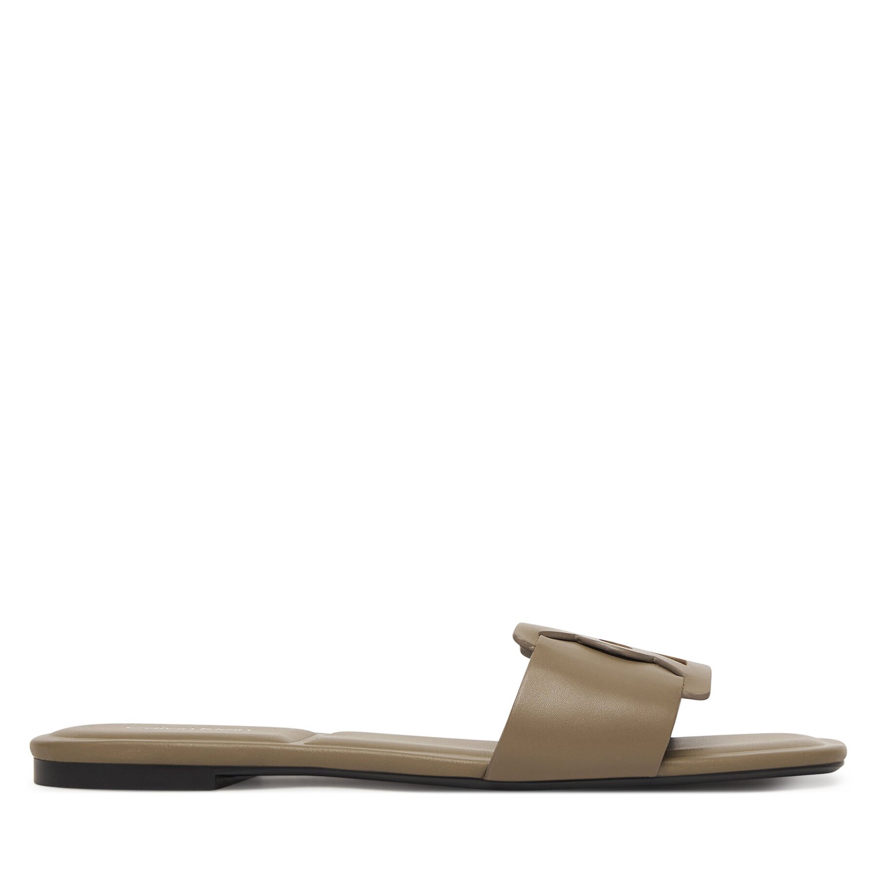 Calvin Klein Чехли Square Flat Sandal Emblem HW0HW03128