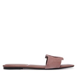 Calvin Klein Чехли Square Flat Sndl Embl Suede HW0HW03055