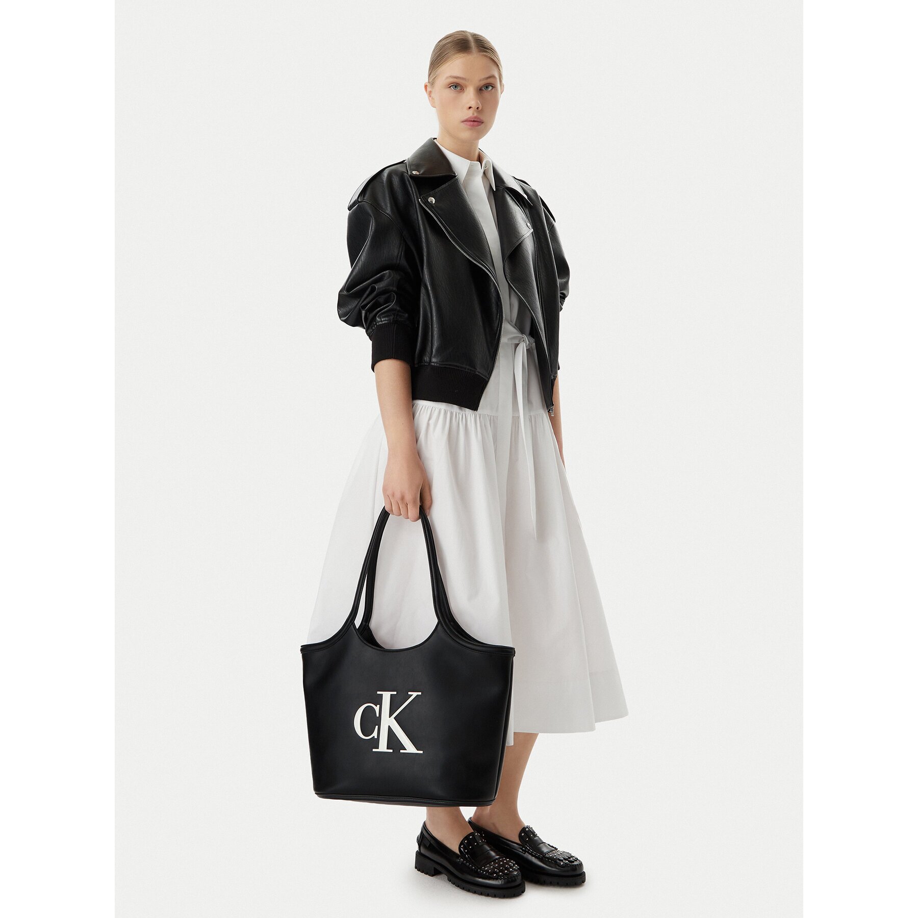 Calvin Klein Дамска чанта Bold Ck LV04F3562G