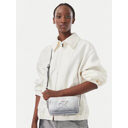 Calvin Klein Дамска чанта Bold Ck Outline Mtl Camera Bag LV04F3896G