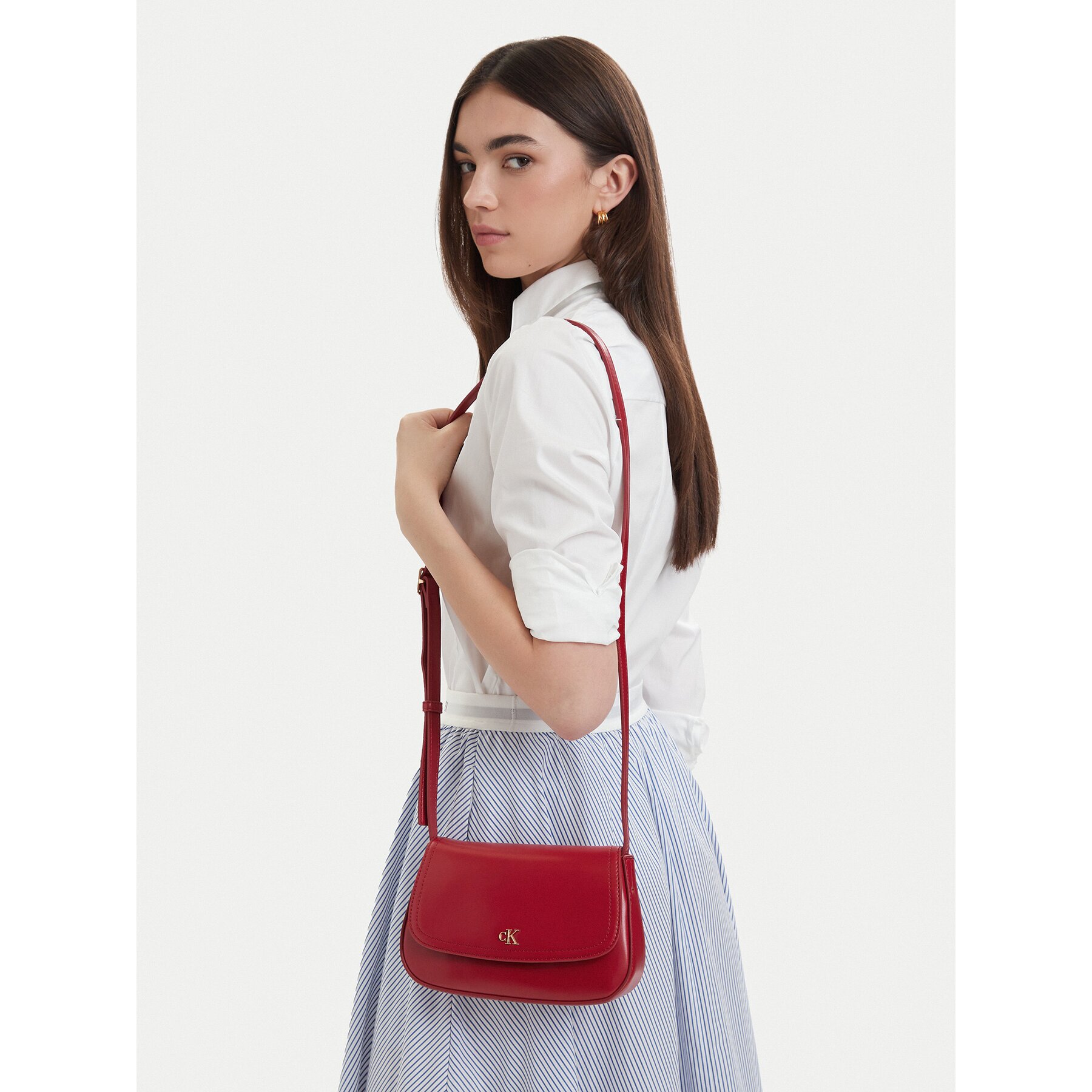 Calvin Klein Дамска чанта Ck Flap Camera Bag LV04F3421G
