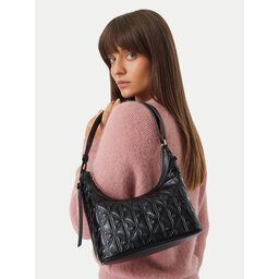 Calvin Klein Дамска чанта Emblem Aop Debossed Shoulder Bag LV04F3874G
