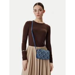 Calvin Klein Дамска чанта Emblem Aop Denim Camera Bag LV04F3430G