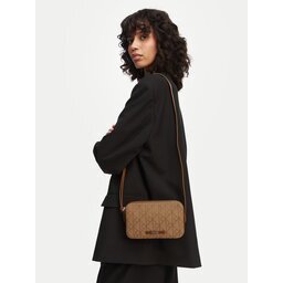 Calvin Klein Дамска чанта Emblem Aop Jacquard Camera Bag LV04F3533G