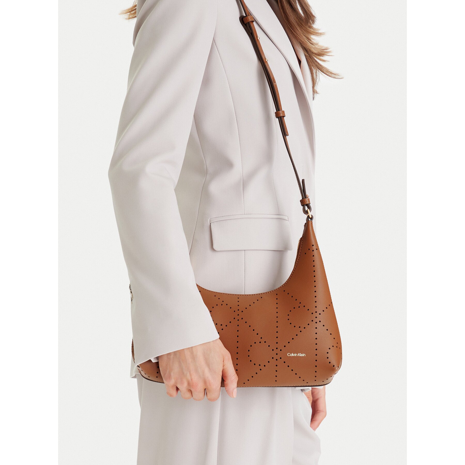 Calvin Klein Дамска чанта Emblem Aop Perfor Lthr Bag LV04F3367G