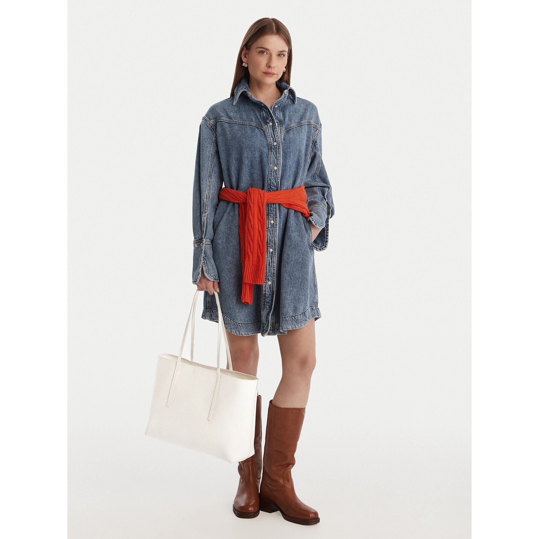 Calvin Klein Дамска чанта Emblem Aop Tote W/ Pouch LV04F3266G