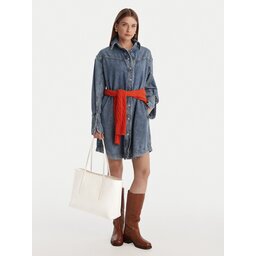 Calvin Klein Дамска чанта Emblem Aop Tote W/ Pouch LV04F3266G