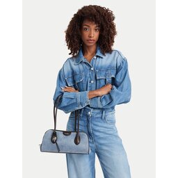 Calvin Klein Дамска чанта Emblem Trio Denim Shoulder Bag LV04F3830G