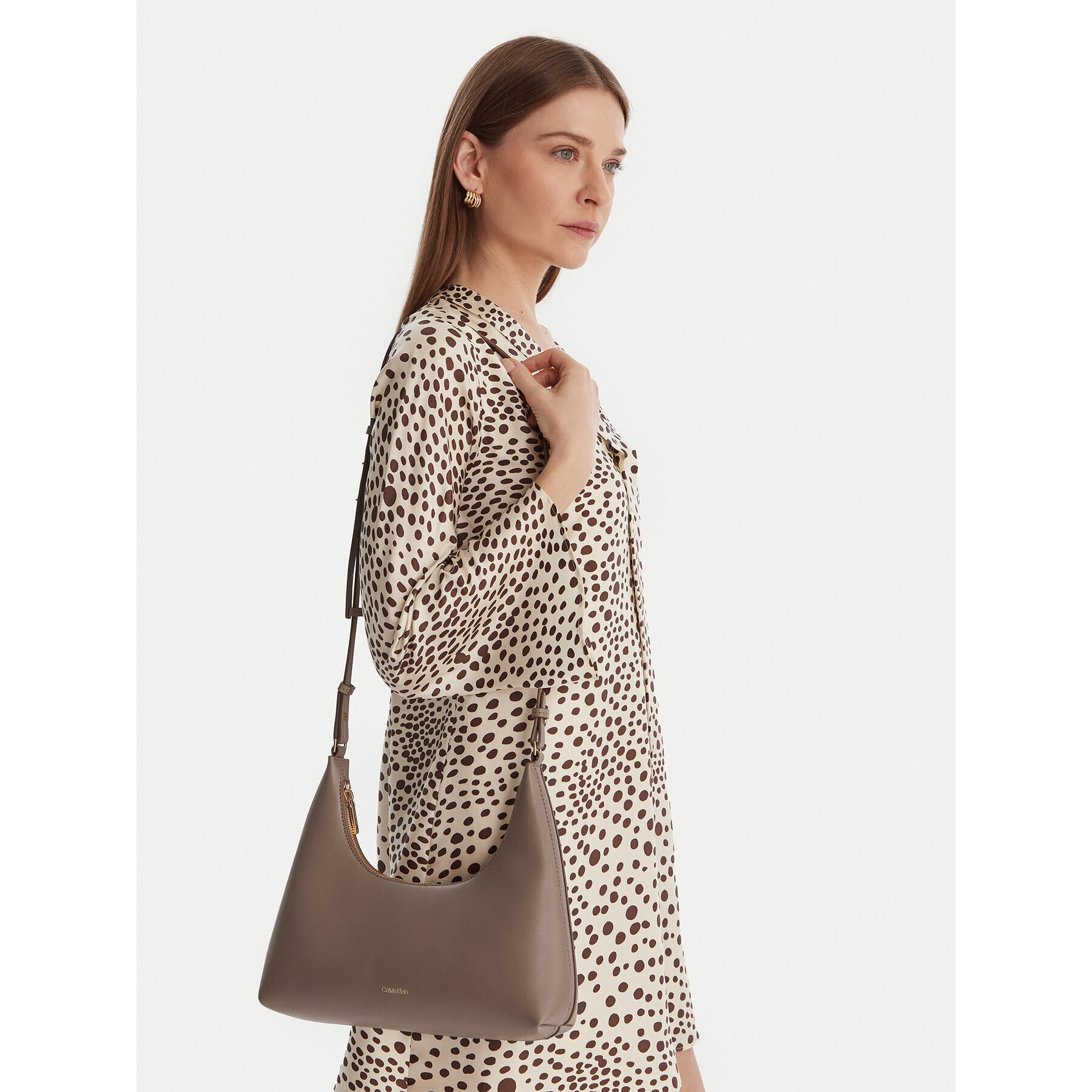 Calvin Klein Дамска чанта Foil Logo Conv Shou?Lder Bag LV04F3272G