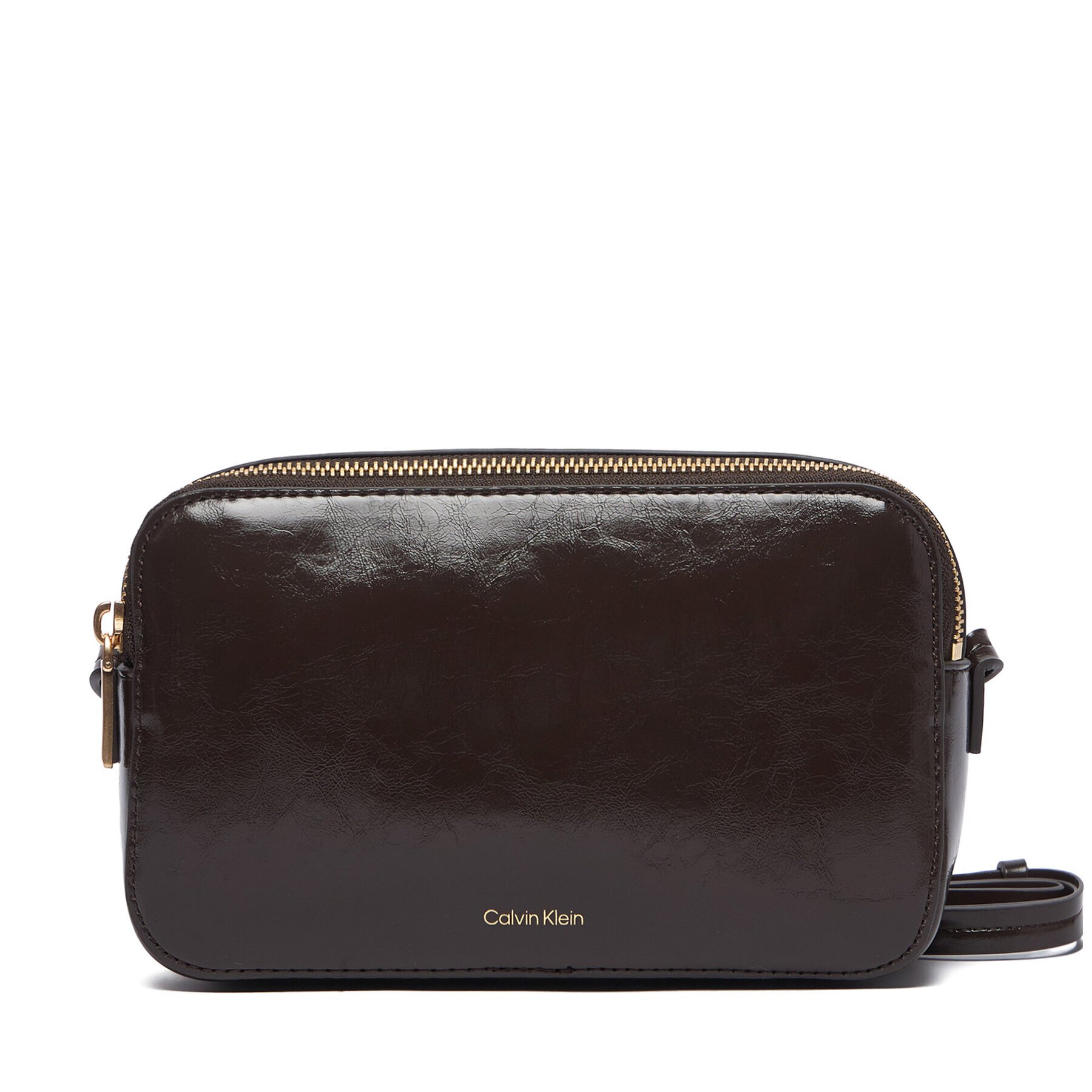 Calvin Klein Дамска чанта Foil Logo Glossy Camera Bag LV04F3539G