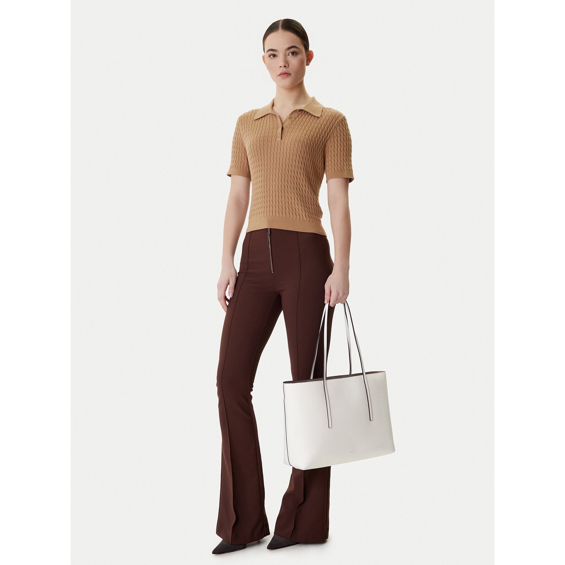 Calvin Klein Дамска чанта Foil Logo Tote W/Pouch LV04F3274G