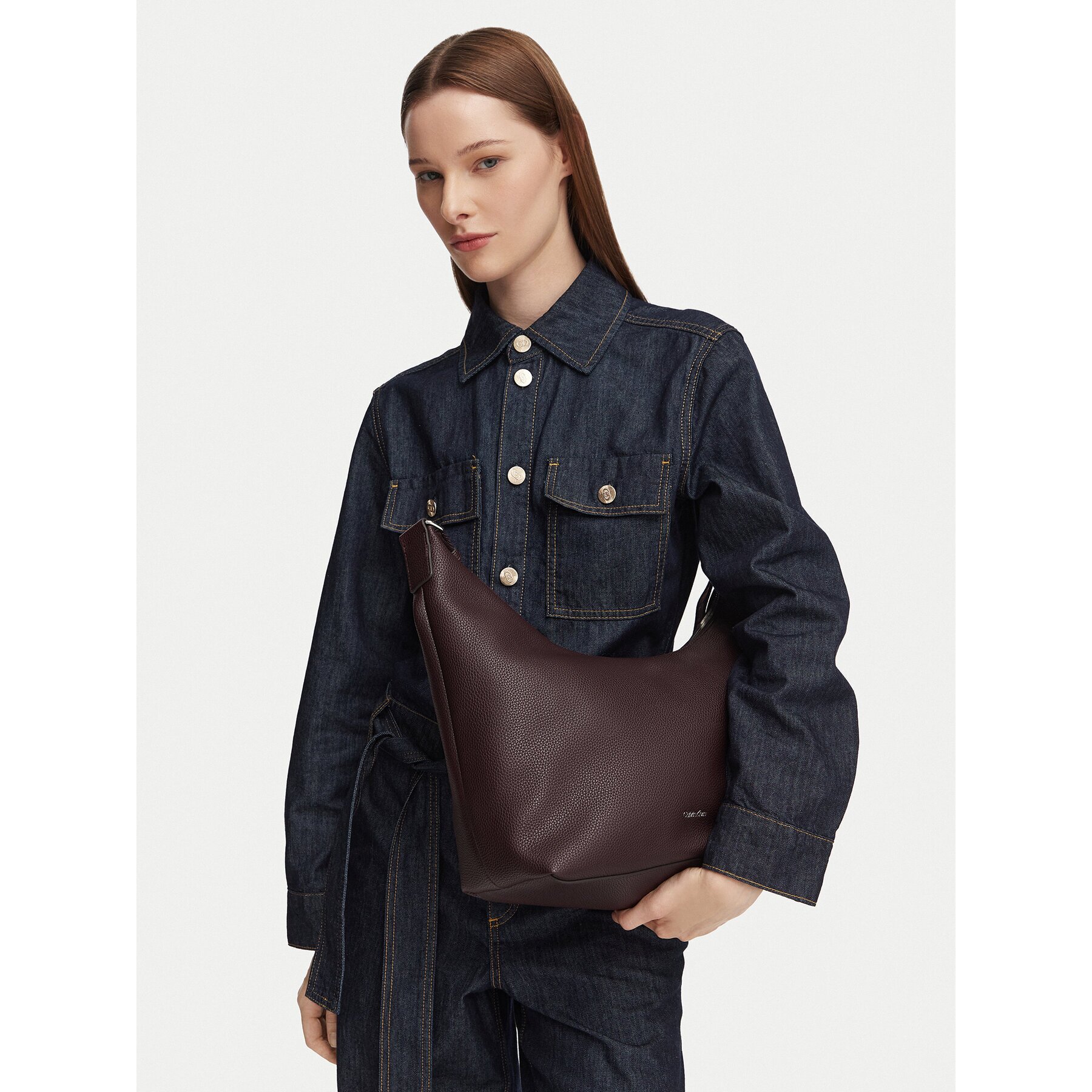 Calvin Klein Дамска чанта Webbing Strap Md Shoulder Bag LV04F3891G