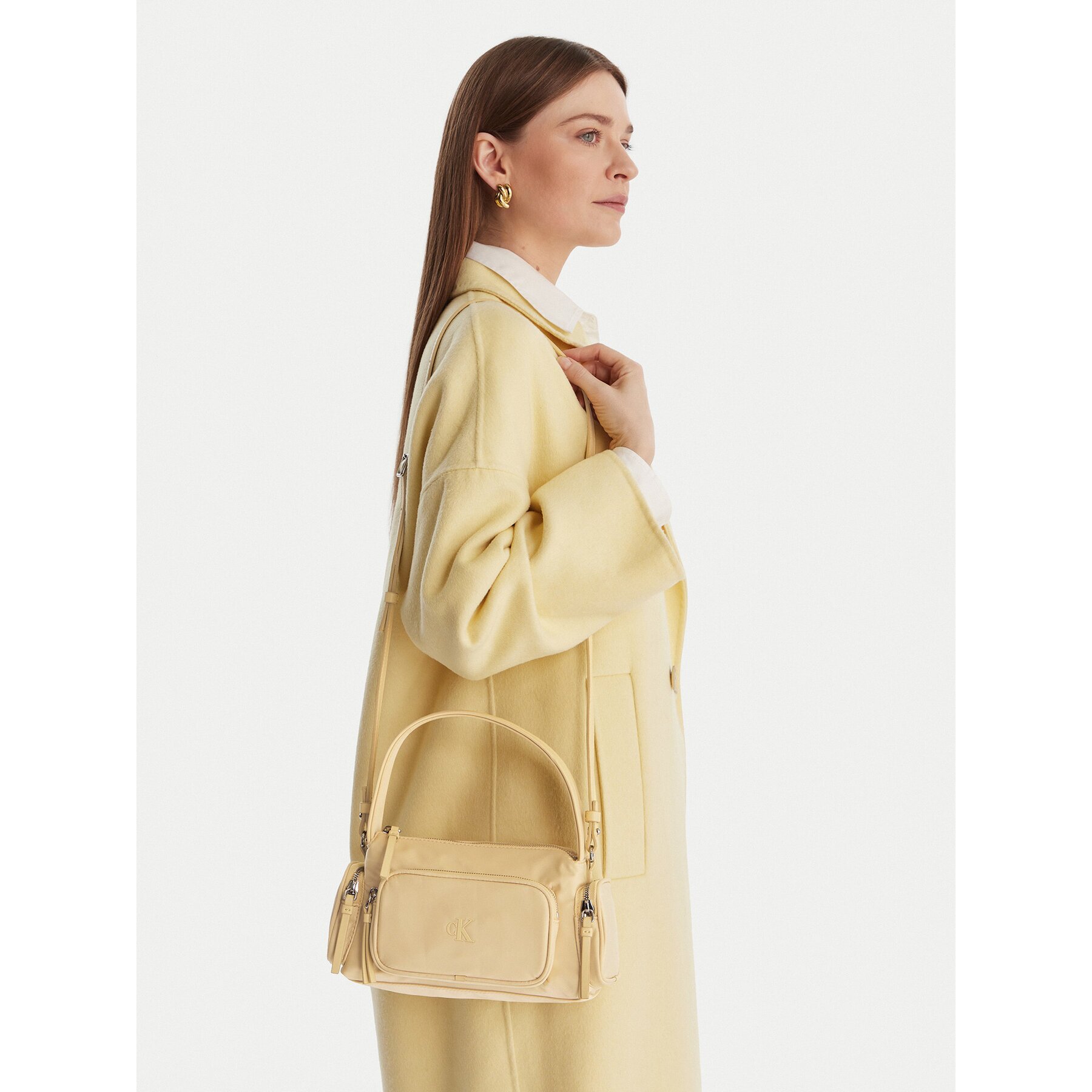 Calvin Klein Дамска чанта Pocket Nylon Bag W/Strap LV04F3132G
