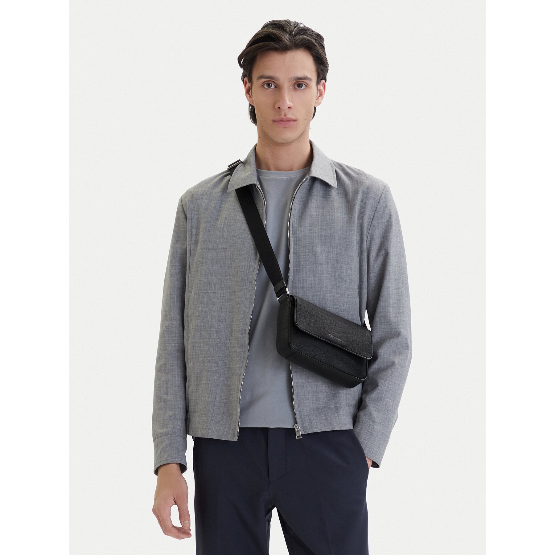 Calvin Klein Дамска чанта Raised Small Flap Messenger LV04D3327G