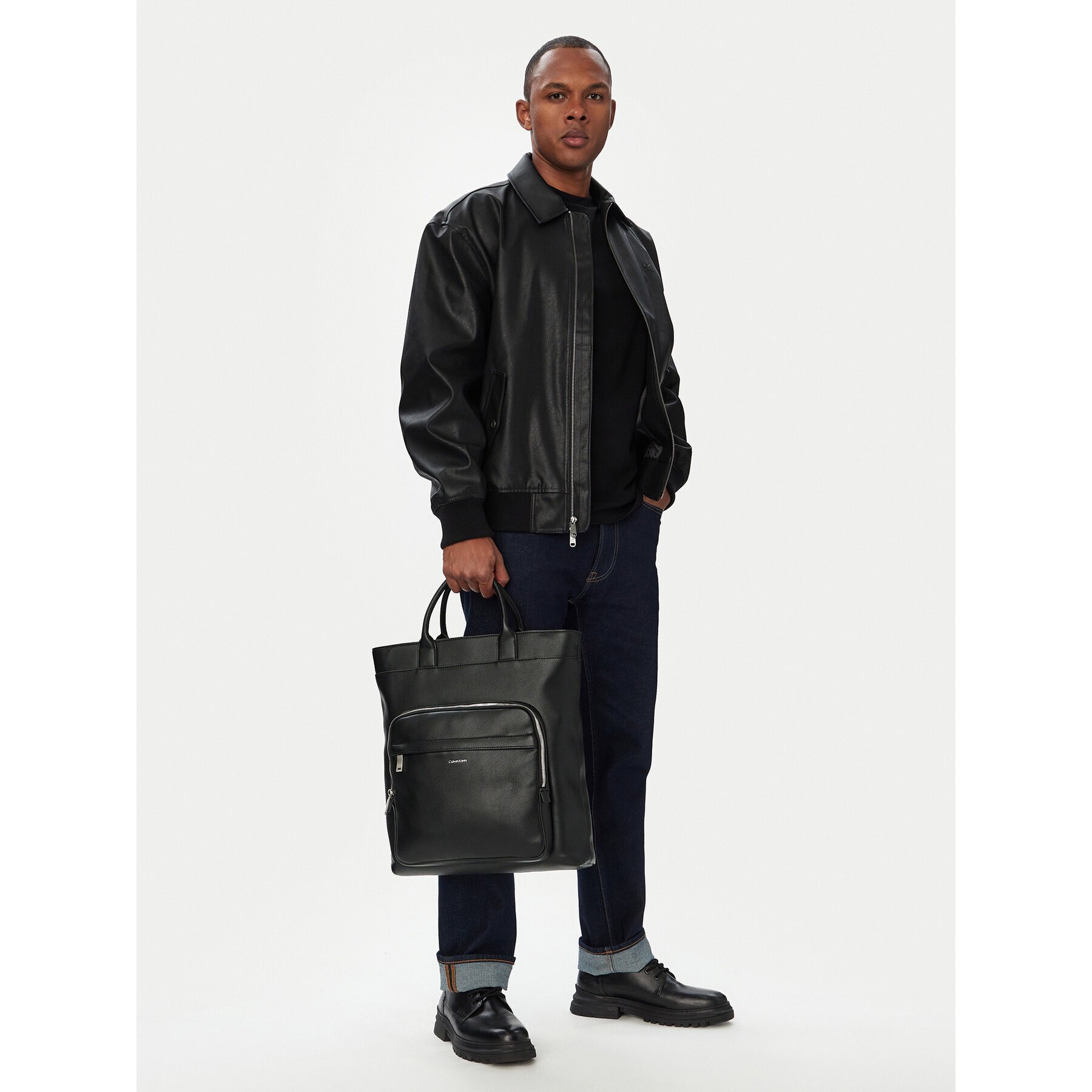 Calvin Klein Дамска чанта Raised Tote LV04D3494G