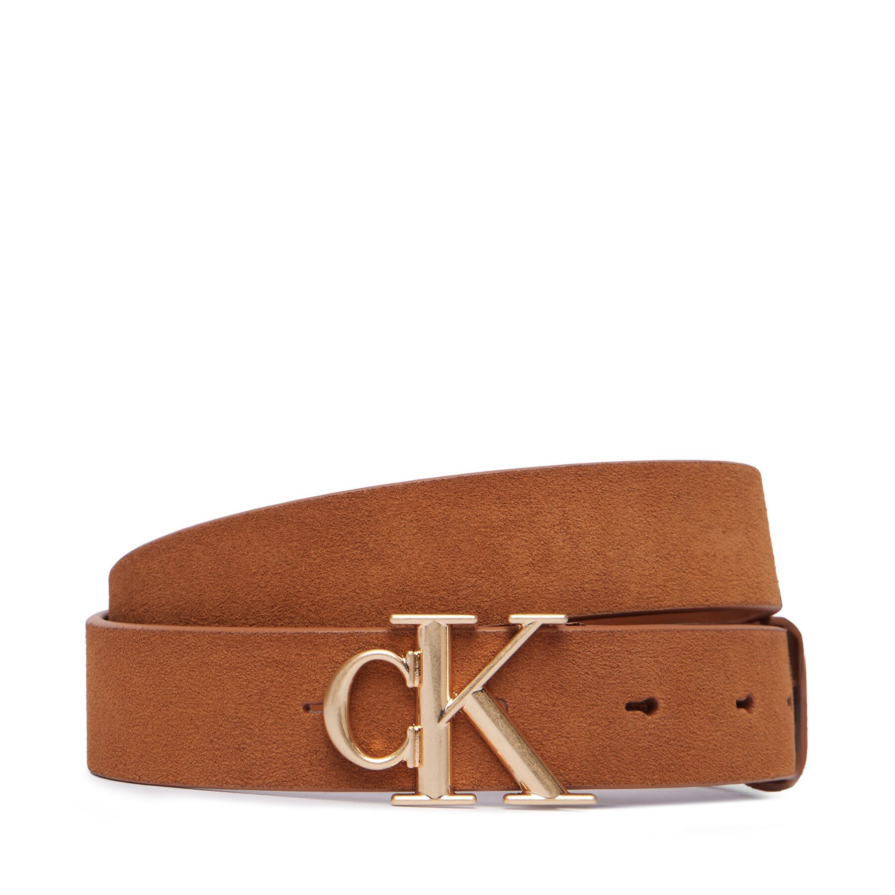 Calvin Klein Дамски колан Round Ck Buckle Suede LV04F7144G
