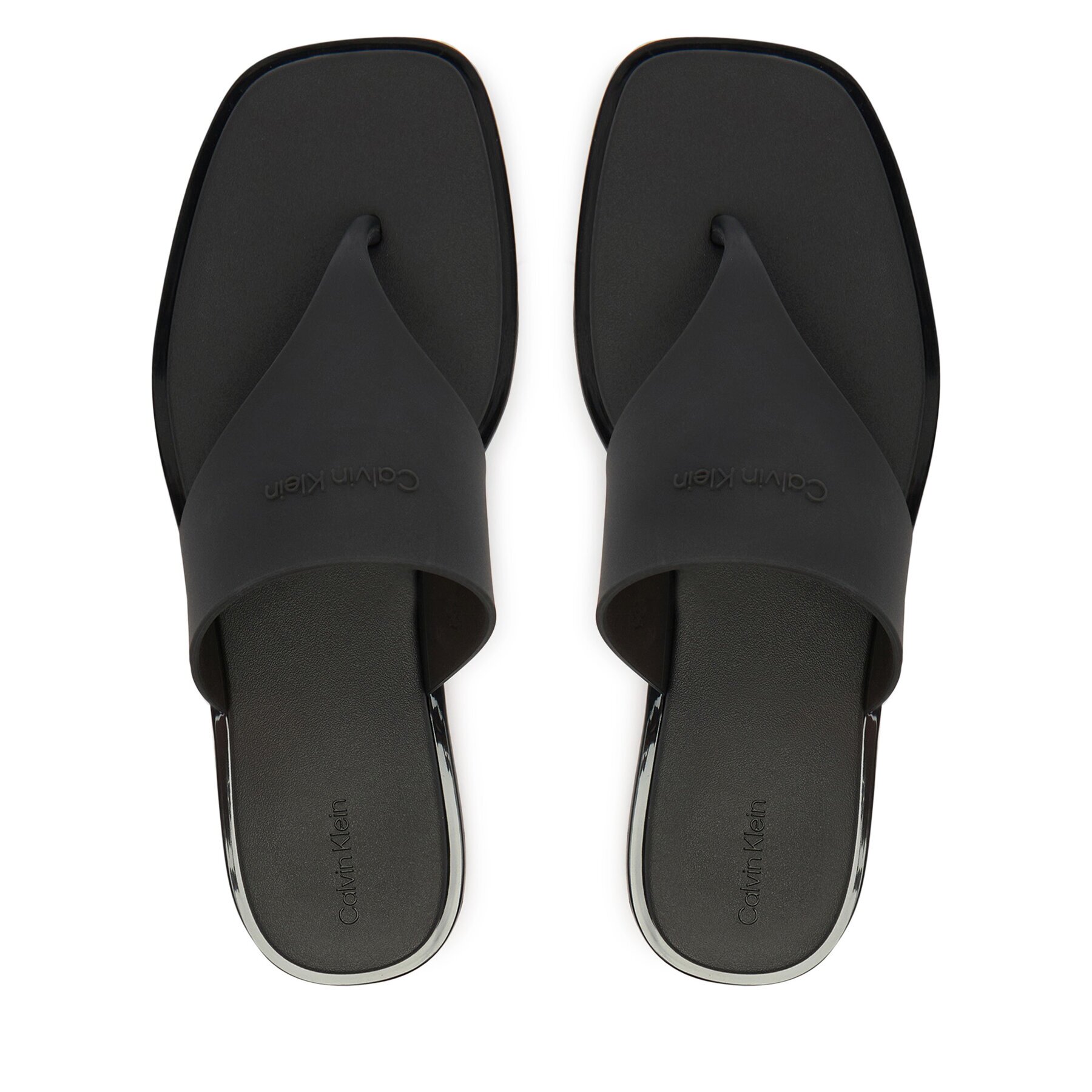Calvin Klein Джапанки Jelly Sandal Thong Mat Tran Tpu HW0HW02964