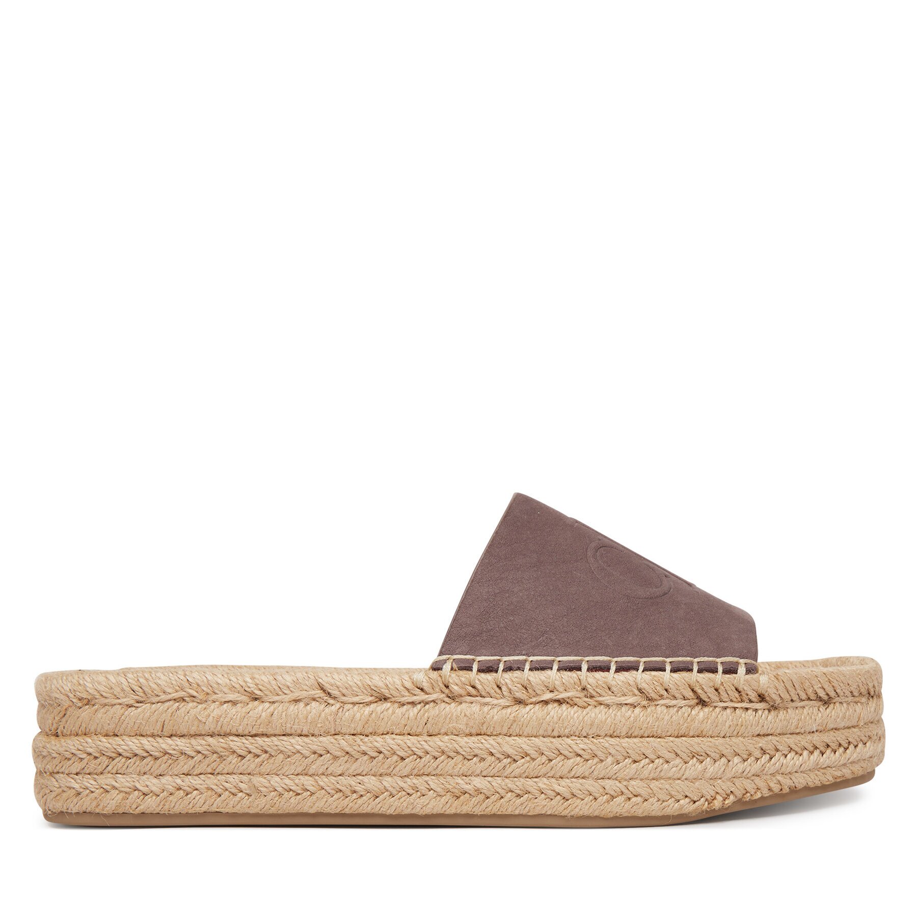 Calvin Klein Еспадрили Flatf Espa Mule Nub Mg HW0HW02890