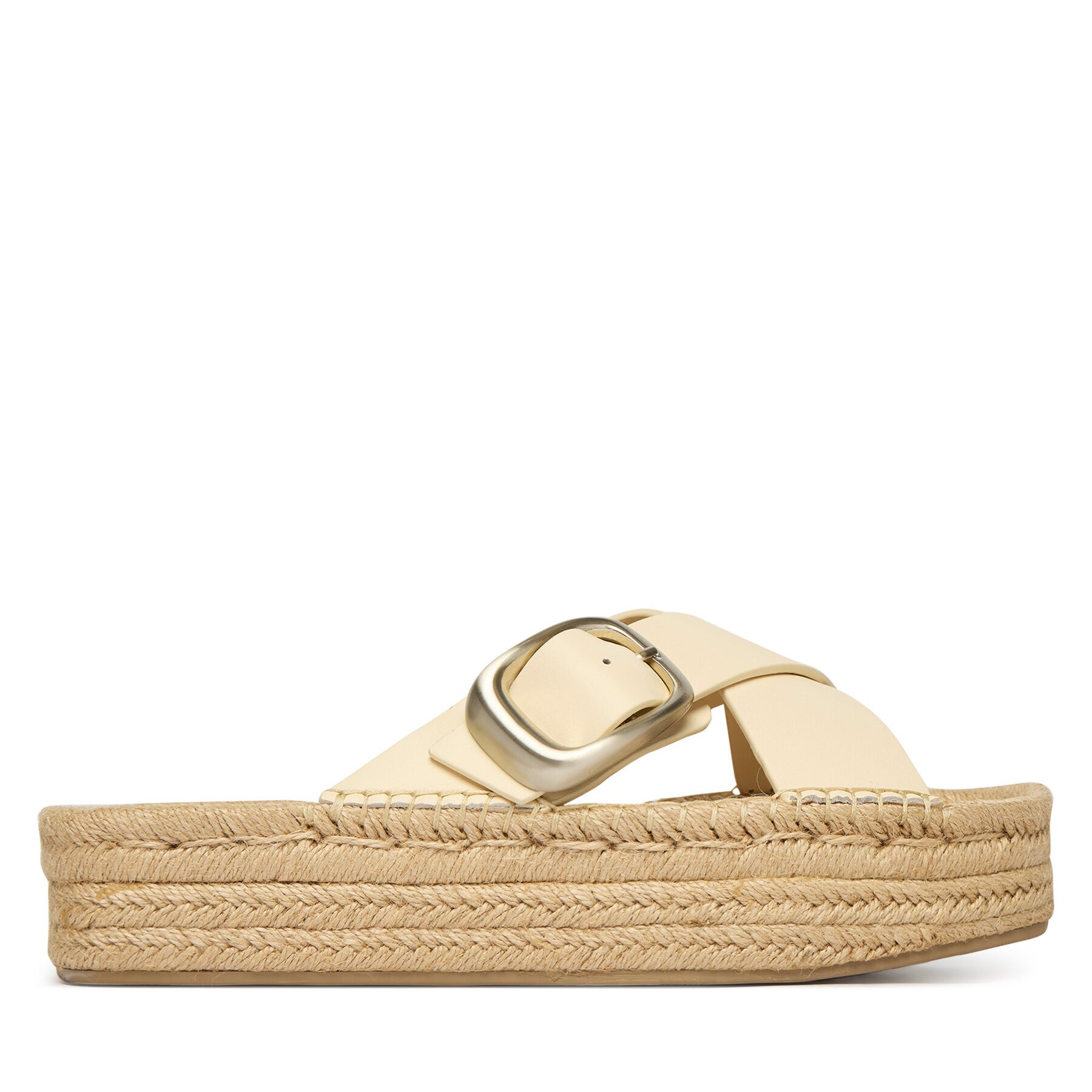 Calvin Klein Еспадрили Flatf Espadrill Cross Lth Hdw HW0HW02892