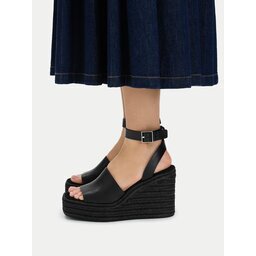 Calvin Klein Еспадрили Wedge Espad 70 Aop Lth HW0HW03138