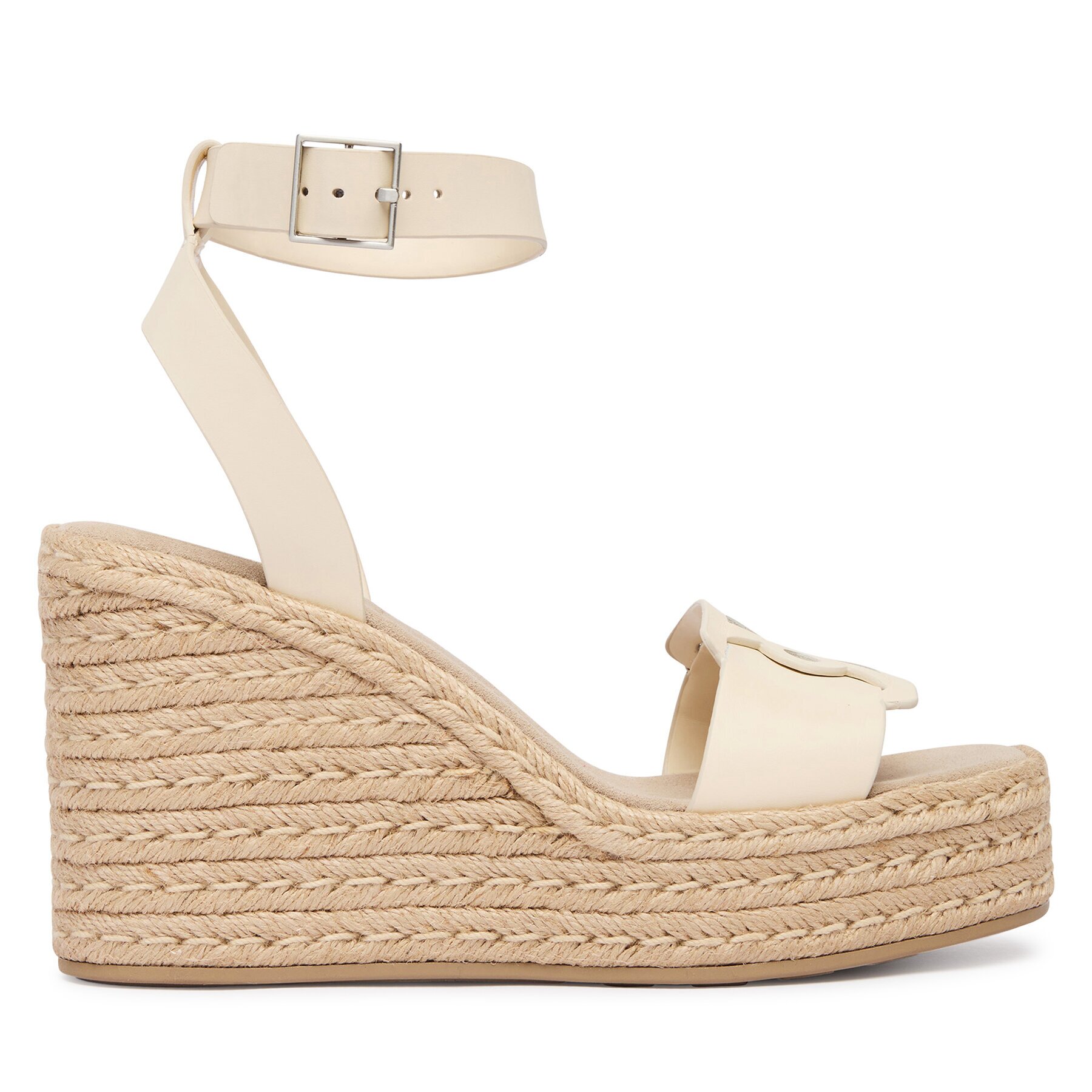Calvin Klein Еспадрили Wedge Espad 70 Embl Lth HW0HW02897