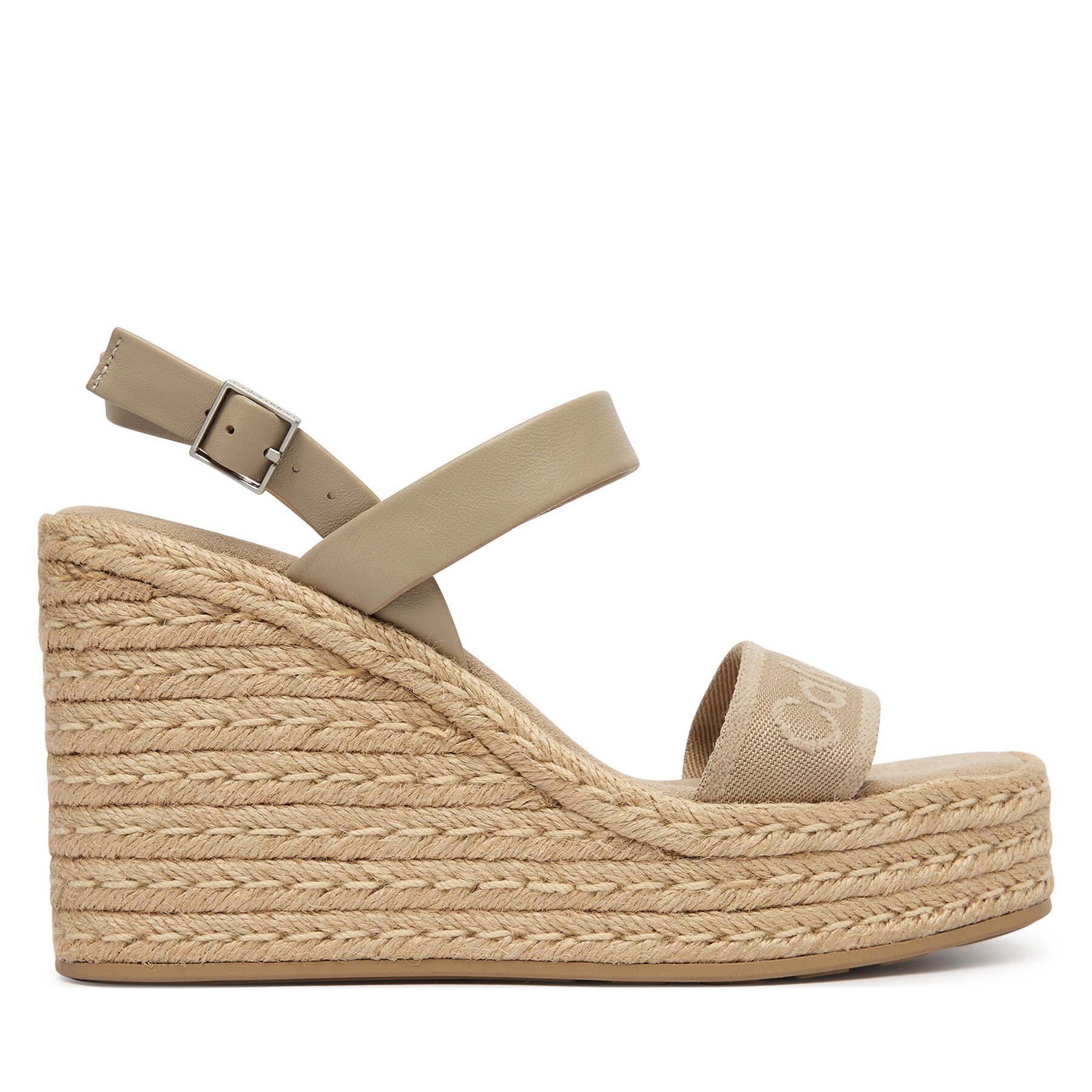 Calvin Klein Еспадрили Wedge Espad 70 Webbing Lth HW0HW02901