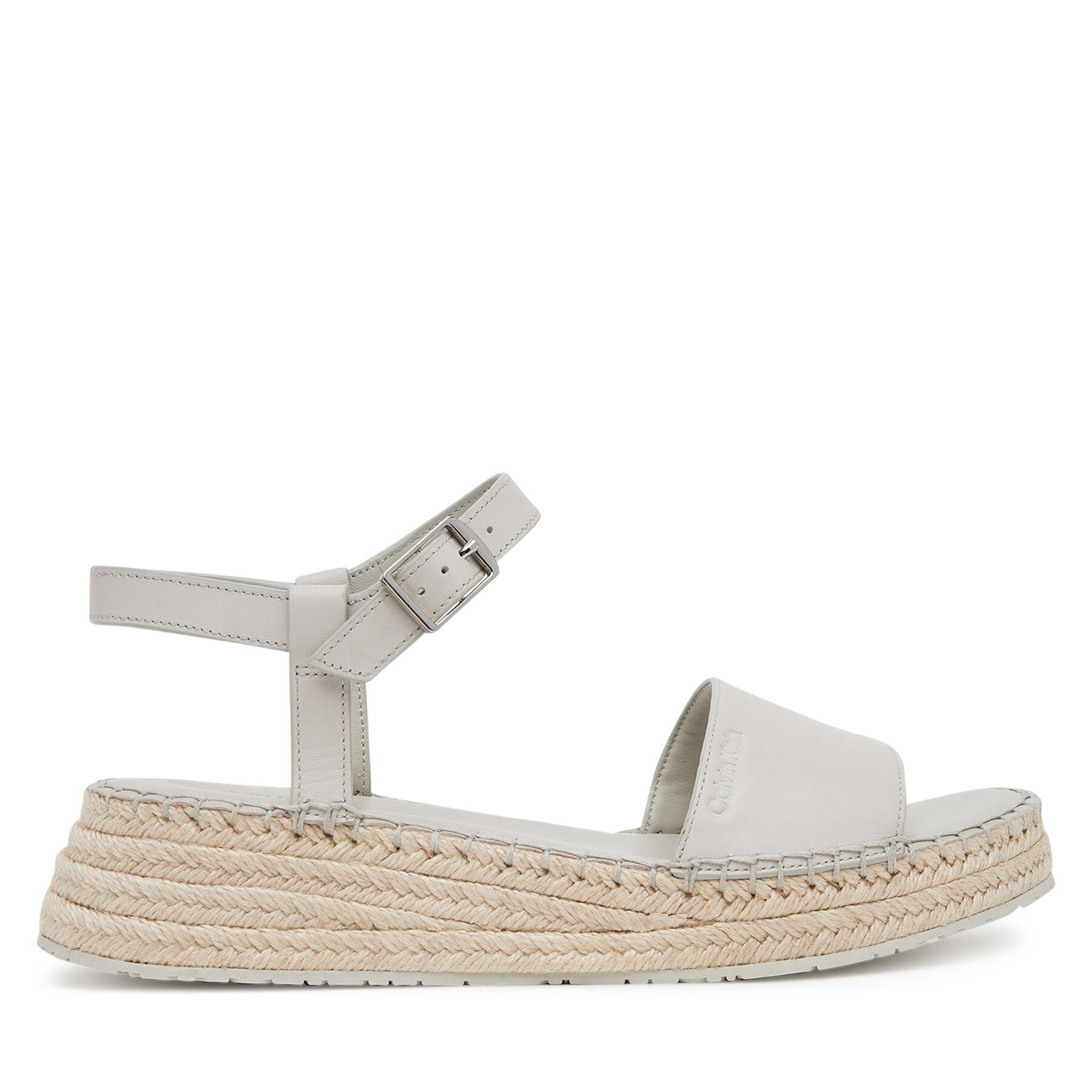 Calvin Klein Еспадрили Wedge Rope Sandal Lth HW0HW02546