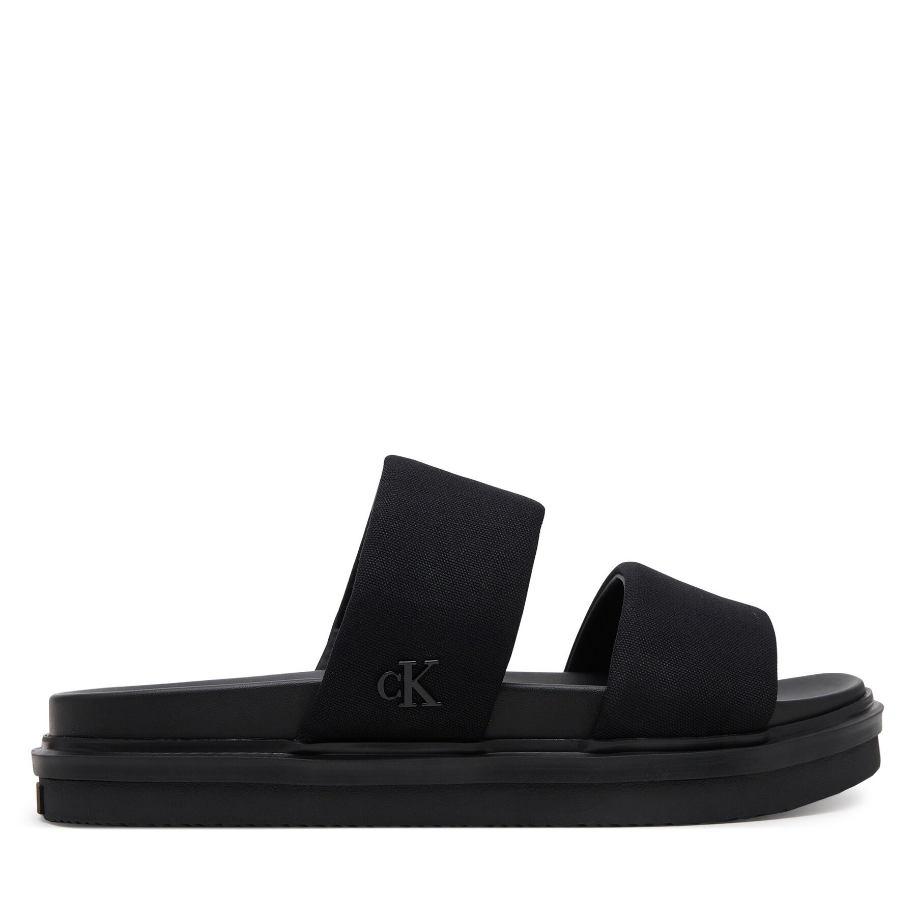 Calvin Klein Jeans Чехли Flat Molded Dbl Bar Sandal Cv YM0YM01222