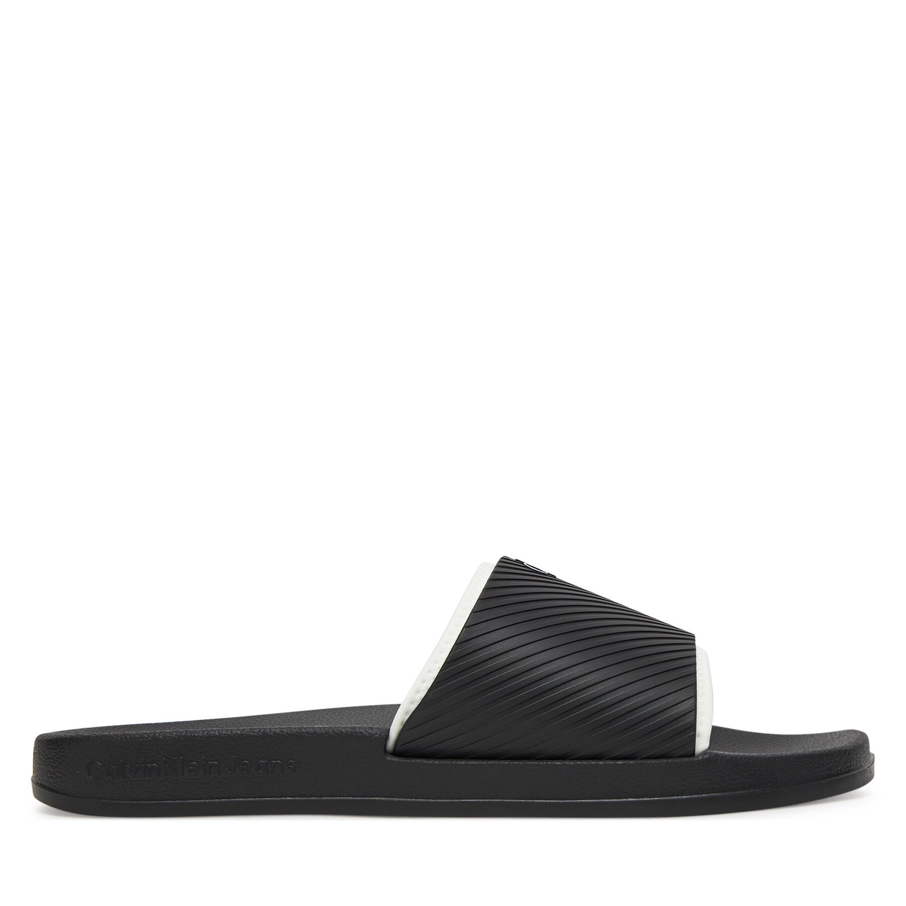 Calvin Klein Jeans Чехли Slide Rubber Neoprene Text YM0YM01234
