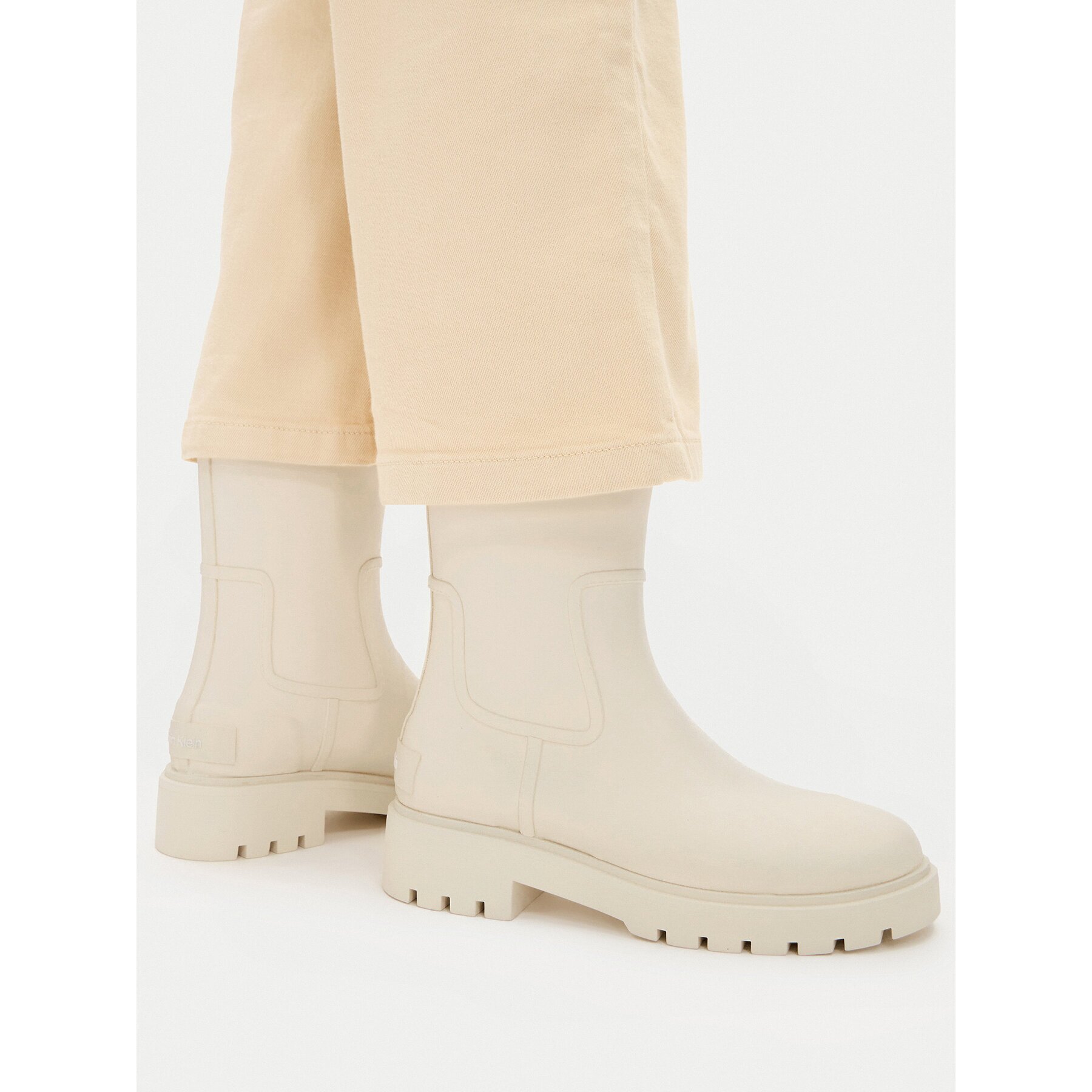 Calvin Klein Jeans Гумени ботуши Mid Rainboot Rubber YW0YW02004
