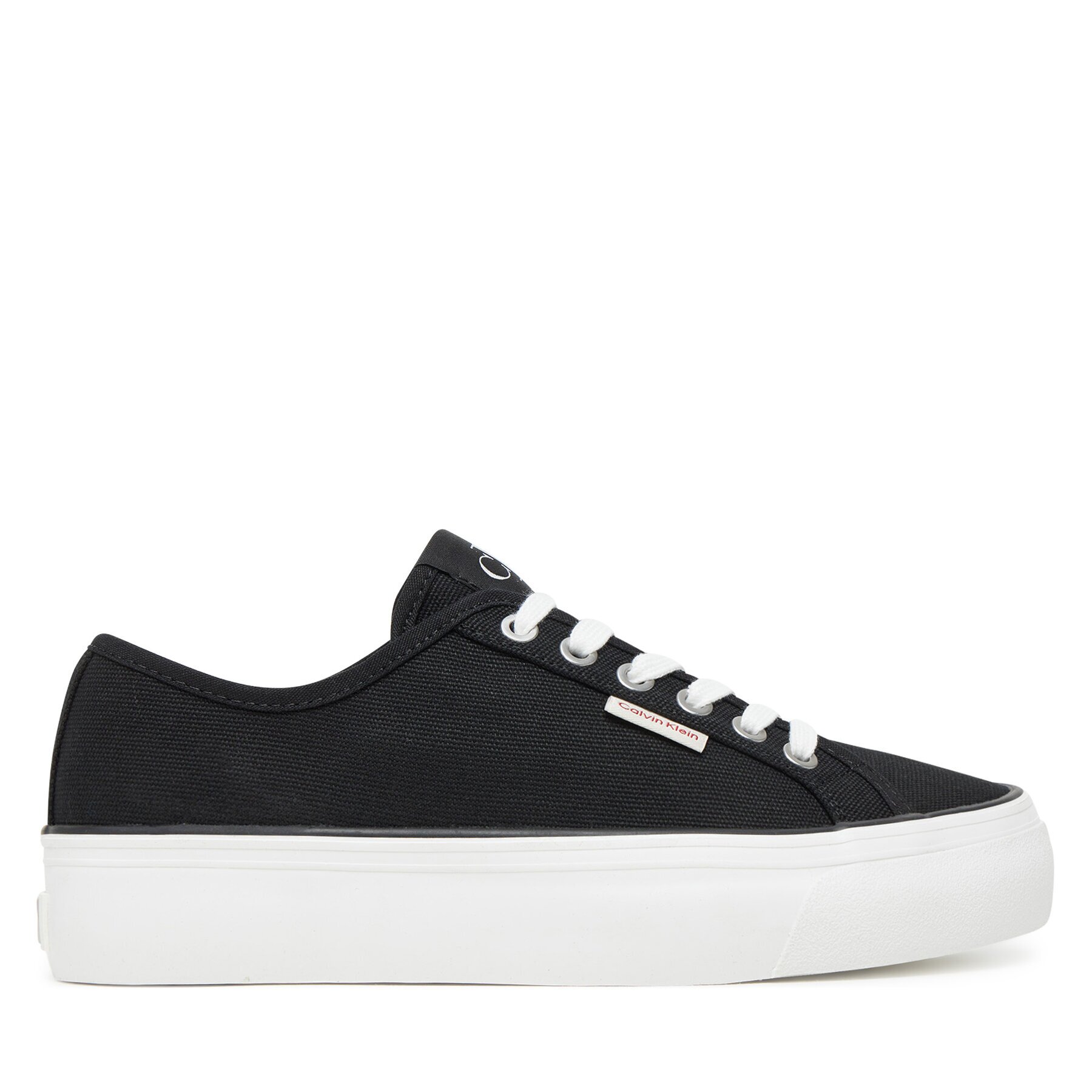 Calvin Klein Jeans Гуменки Vulc Flatform Ctn Logo Tag YW0YW01838 Светлосиньо